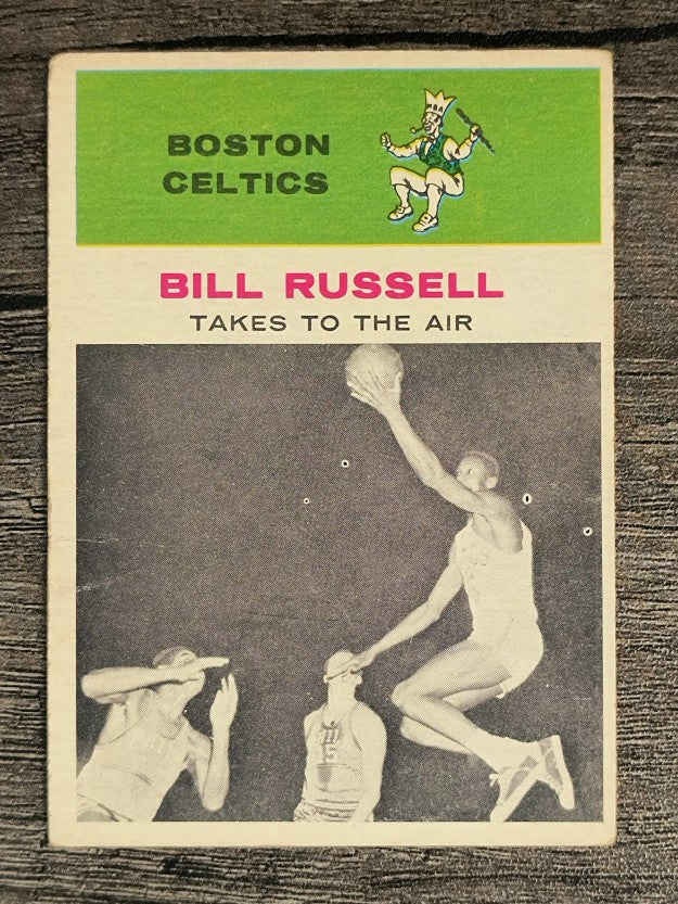 1961-62 Fleer #62 Bill Russell IA (VG)