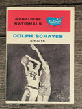 1961-62 Fleer #63 Dolph Schayes IA (VGEX)