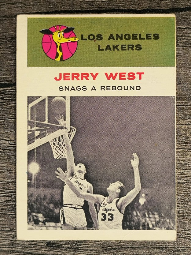 1961-62 Fleer #66 Jerry West IA (VG)