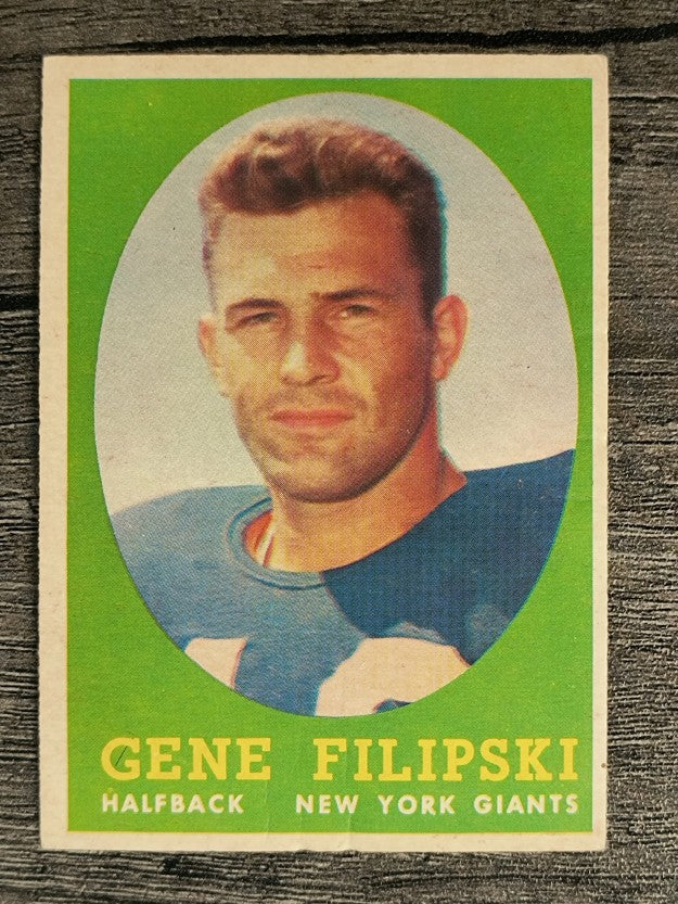 1958 Topps #1 Gene Filipski RC (VG)