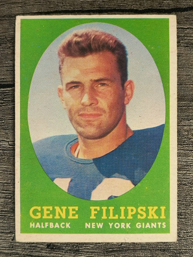 1958 Topps #1 Gene Filipski RC (GOOD)