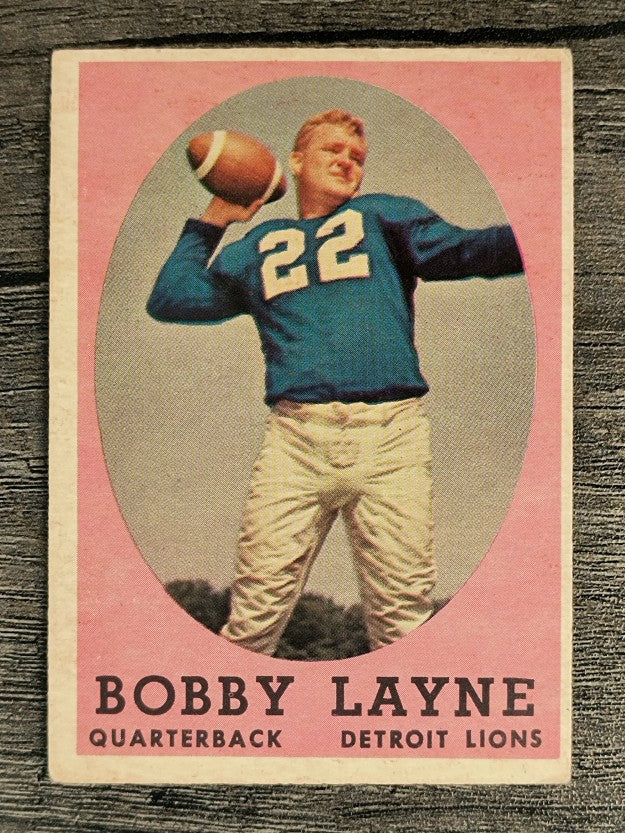 1958 Topps #2 Bobby Layne (GOOD)