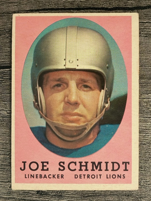 1958 Topps #3 Joe Schmidt (VGEX)