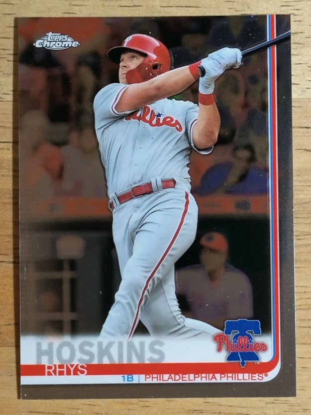 2019 Topps Chrome #195 Rhys Hoskins