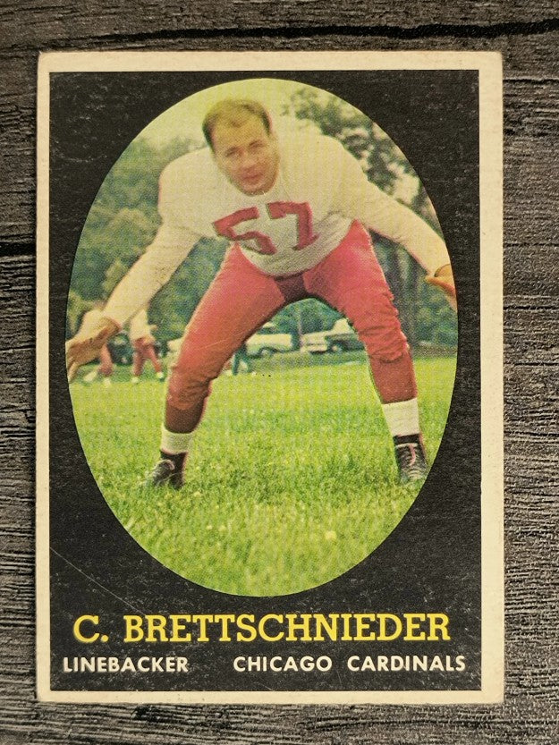 1958 Topps #28 Carl Brettschneider RC (VG)