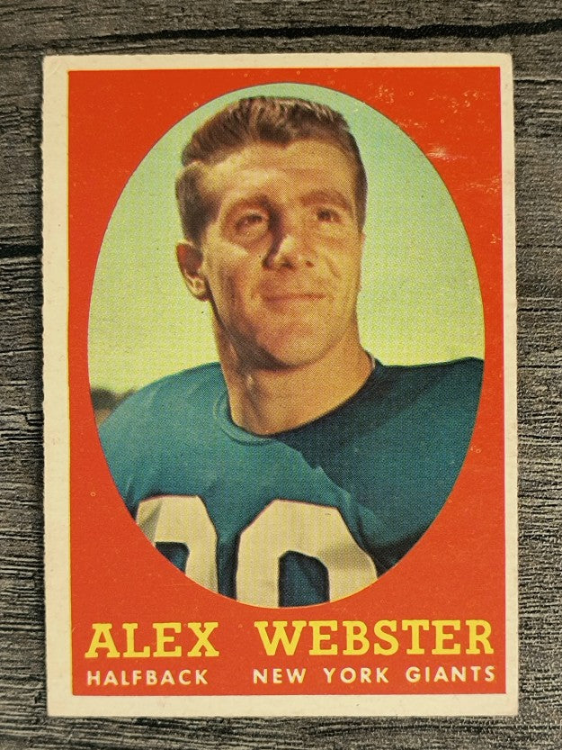1958 Topps #30 Alex Webster (VGEX)