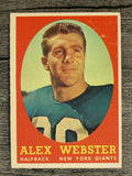 1958 Topps #30 Alex Webster (VGEX)