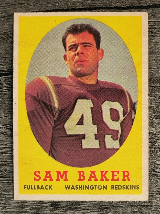 1958 Topps #34 Sam Baker (VG)