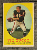 1958 Topps #36 Bert Vic Zucco RC (VGEX)