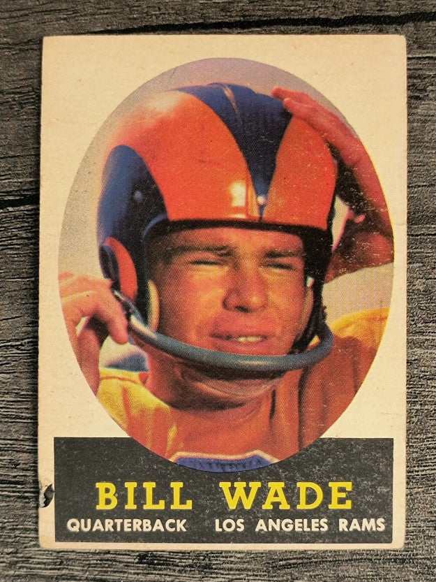 1958 Topps #38 Bill Wade (POOR)