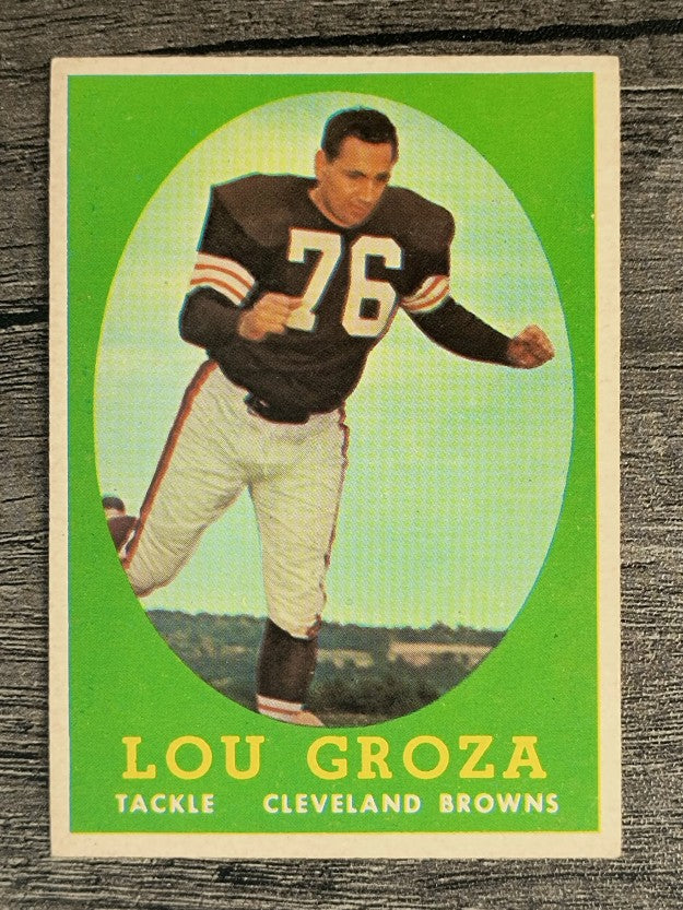 1958 Topps #52 Lou Groza (EX)