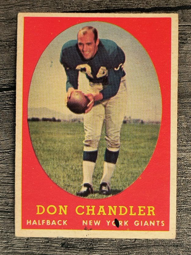 1958 Topps #54 Don Chandler (GOOD)