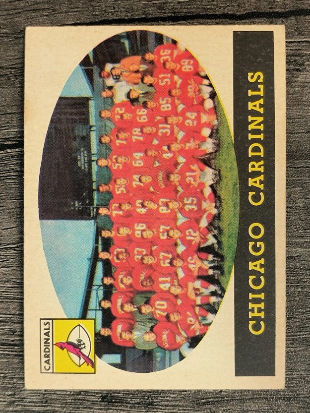 1958 Topps #69 Chicago Cardinals (EX)