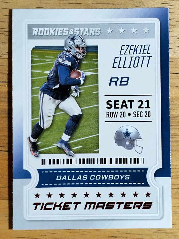 2020 Rookies and Stars Ticket Masters #17 Ezekiel Elliott