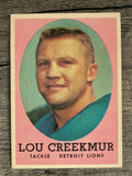 1958 Topps #81 Lou Creekmur (EX)