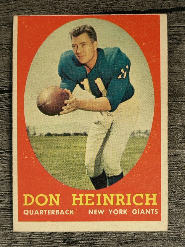 1958 Topps #83 Don Heinrich (VG)