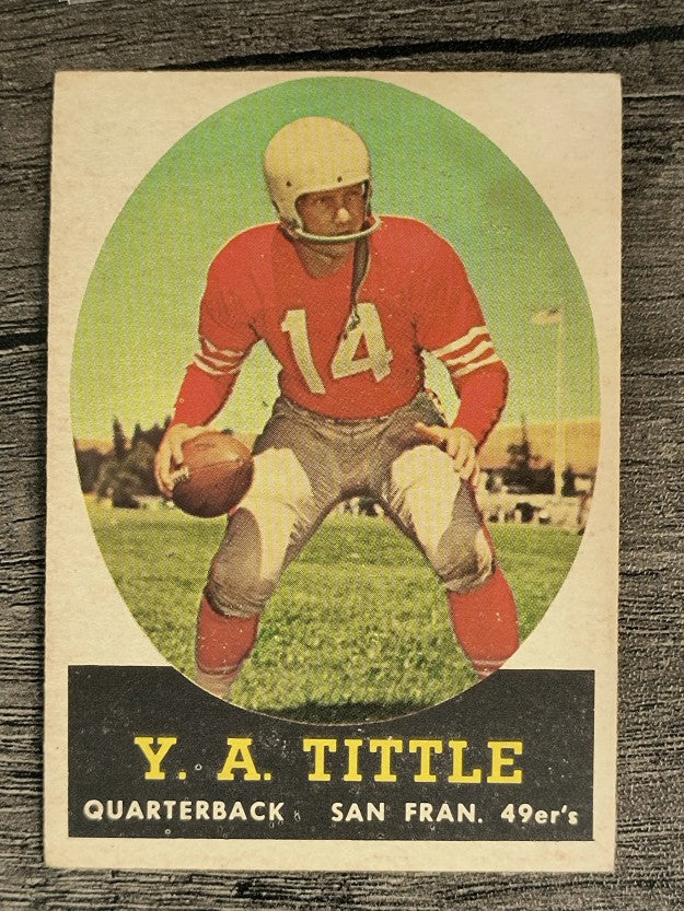1958 Topps #86 Y.A.Tittle (VGEX)