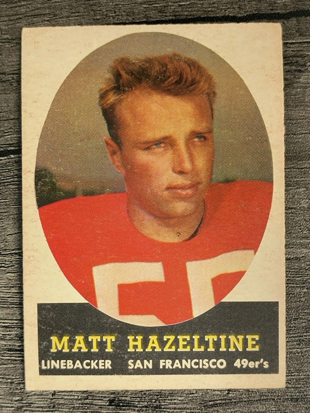 1958 Topps #100 Matt Hazeltine RC (VGEX)