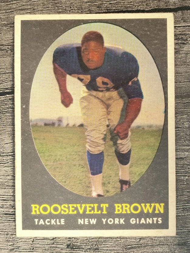 1958 Topps #102 Roosevelt Brown (VG)