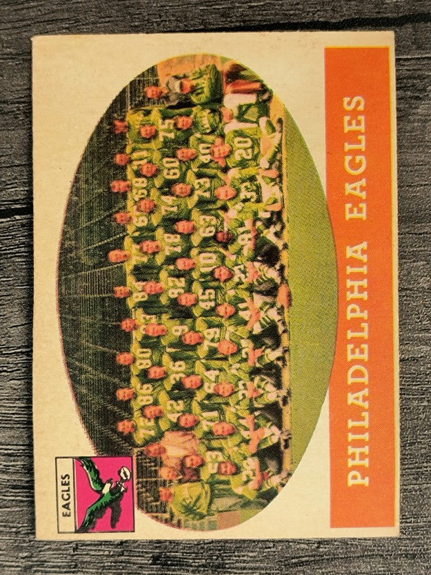 1958 Topps #109 Philadelphia Eagles (VGEX)