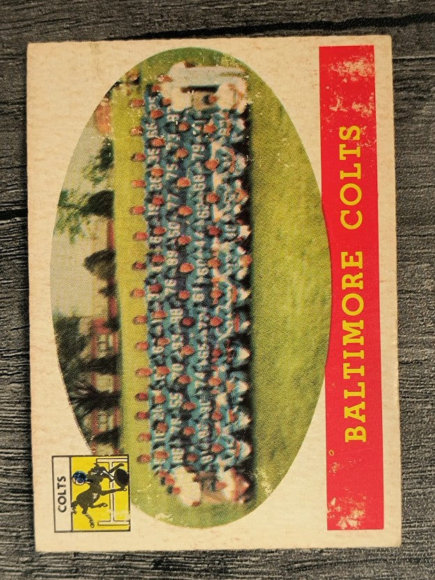 1958 Topps #110 Baltimore Colts (VG)