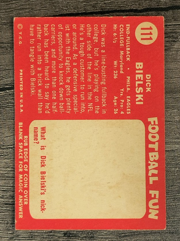 1958 Topps #111 Dick Bielski (EX)