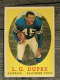 1958 Topps #117 L.G. Dupre (GOOD)