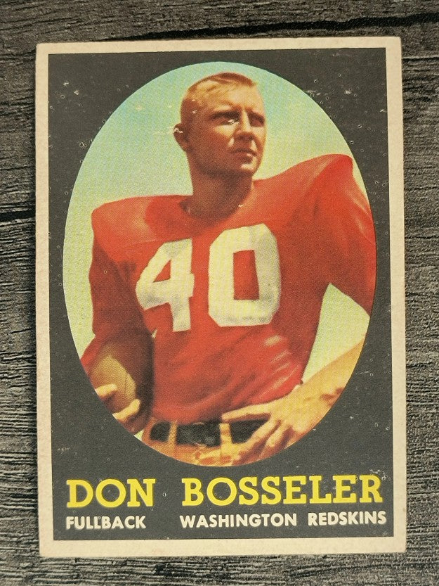 1958 Topps #132 Don Bosseler RC (VGEX)