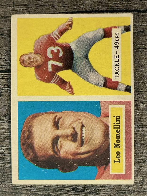 1957 Topps #6 Leo Nomellini (VGEX)