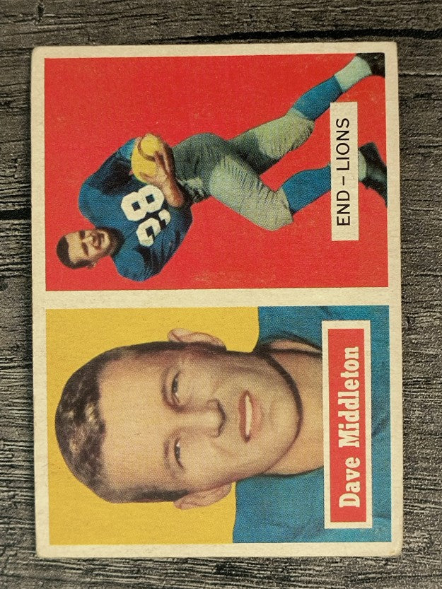 1957 Topps #8 Dave Middleton (VG)