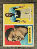 1957 Topps #11 Roosevelt Brown (VGEX)