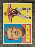 1957 Topps #18 Bob St. Clair (VG)