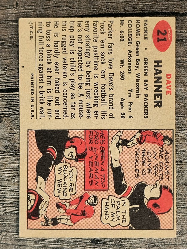 1957 Topps #21 Dave Hanner (EX)