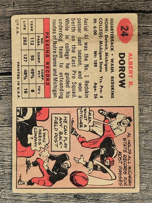 1957 Topps #24 Al Dorow (VG)