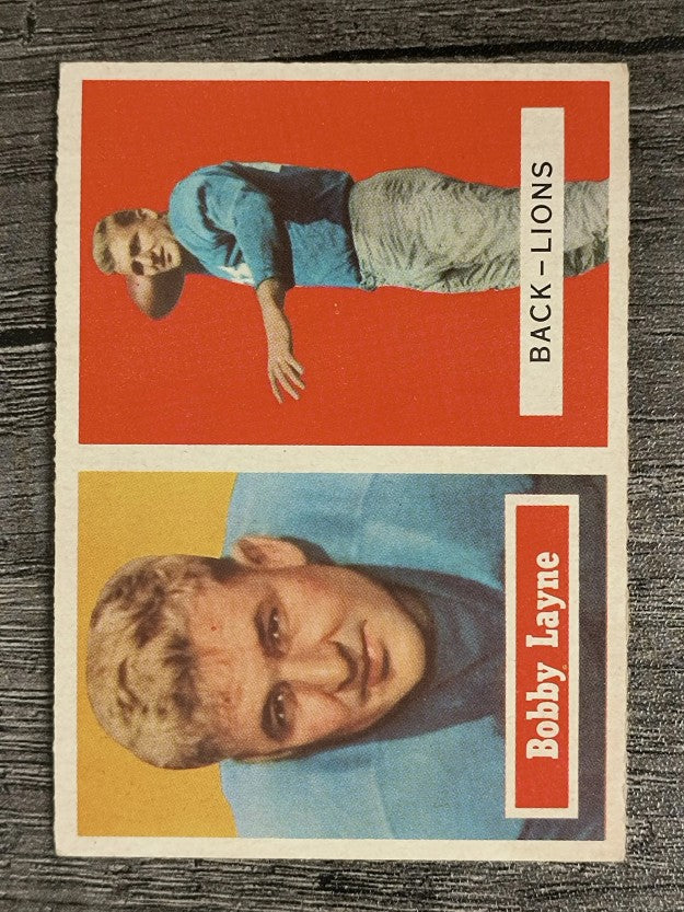 1957 Topps #32 Bobby Layne (EXMT)
