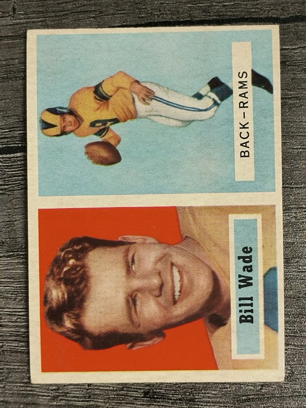 1957 Topps #34 Bill Wade (EX)