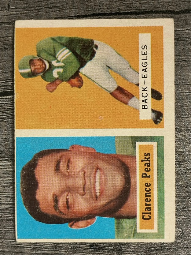 1957 Topps #37 Clarence Peaks RC (VG)