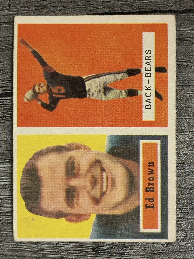1957 Topps #43 Ed Brown (VG)