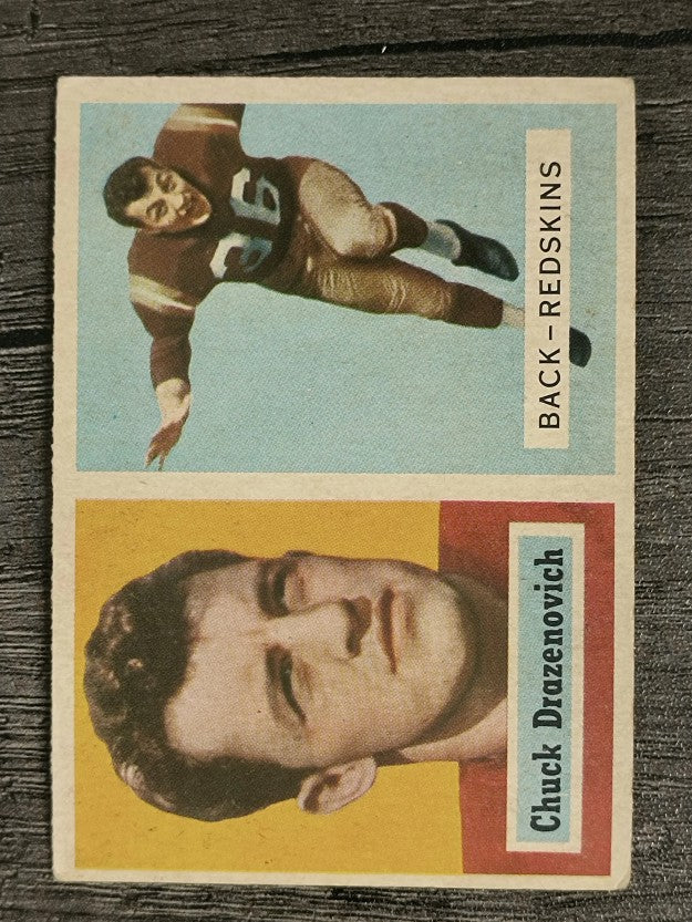 1957 Topps #60 Chuck Drazenovich (VGEX)