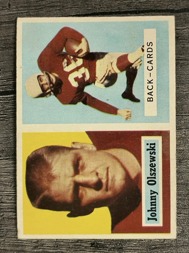 1957 Topps #62 John Olszewski (VGEX)