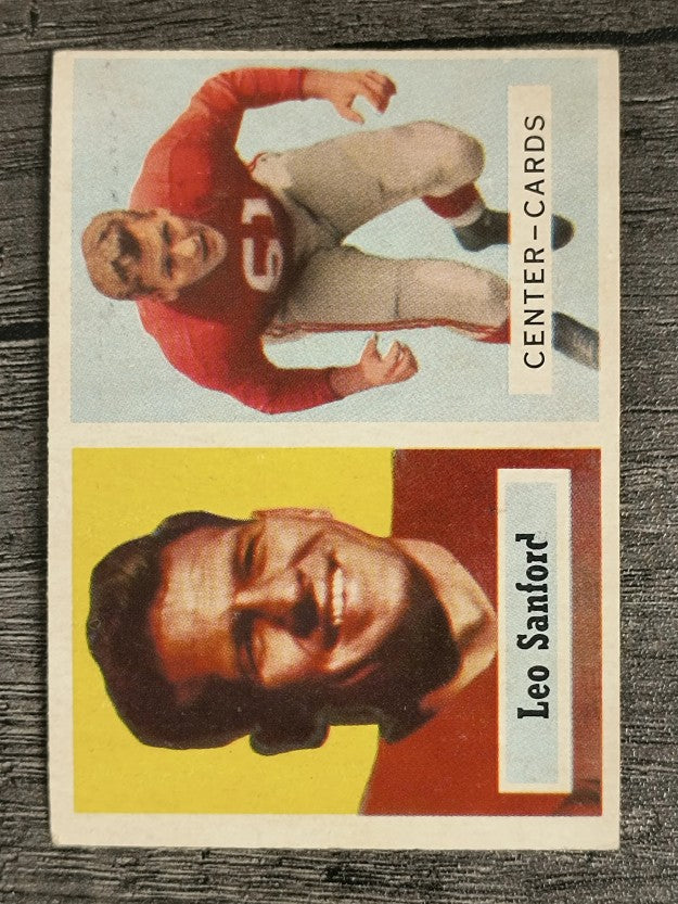 1957 Topps #74 Leo Sanford (VGEX)
