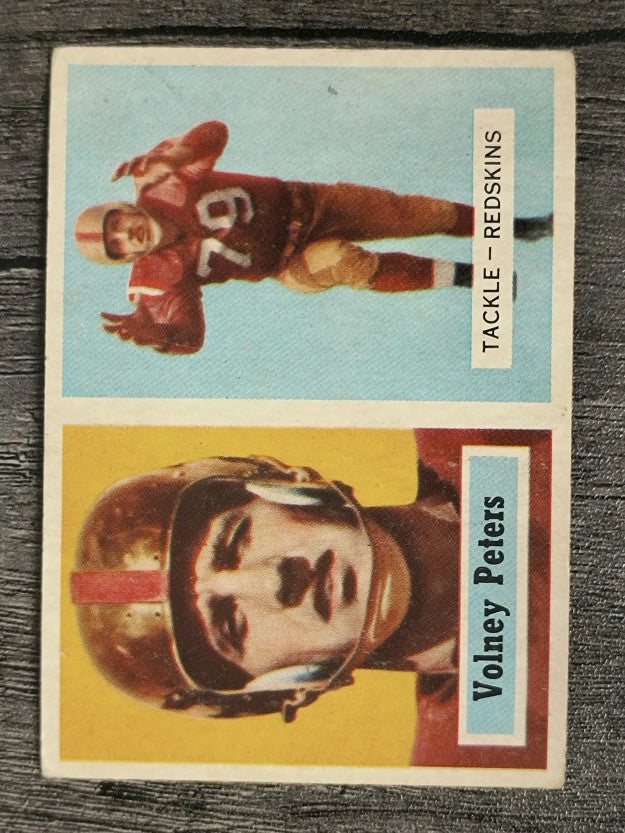1957 Topps #84 Volney Peters (VGEX)