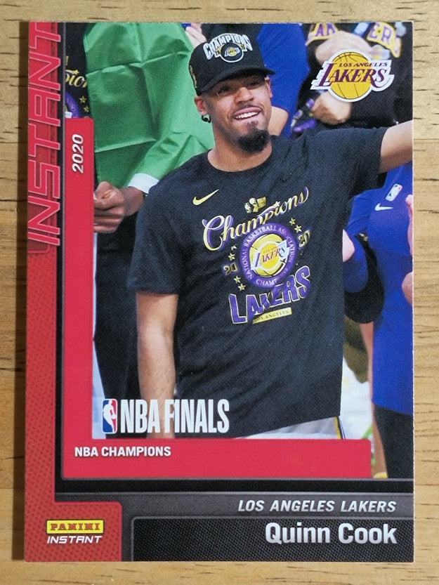 2019-20 Panini Instant Lakers NBA Champions #7 Quinn Cook