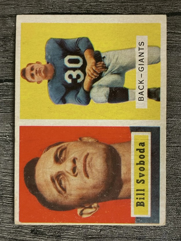1957 Topps #153 Bill Svoboda RC (VGEX)