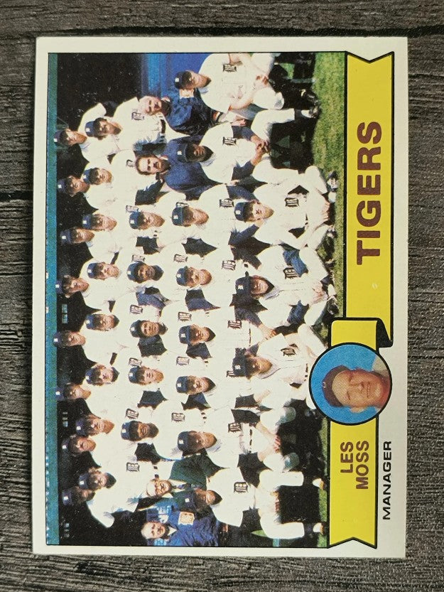 1979 Topps #66 Detroit Tigers CL/Les Moss MG (EXMT)