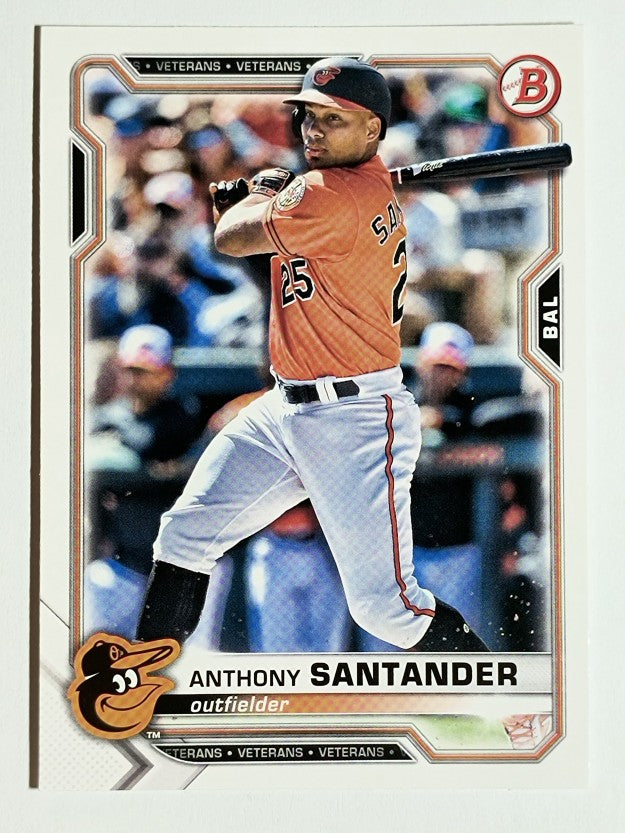 2021 Bowman #3 Anthony Santander