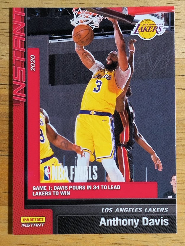 2019-20 Panini Instant Lakers NBA Champions #21 Anthony Davis HL