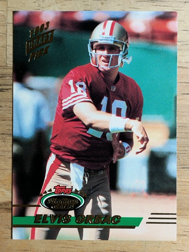 1993 Stadium Club #519 Elvis Grbac RC