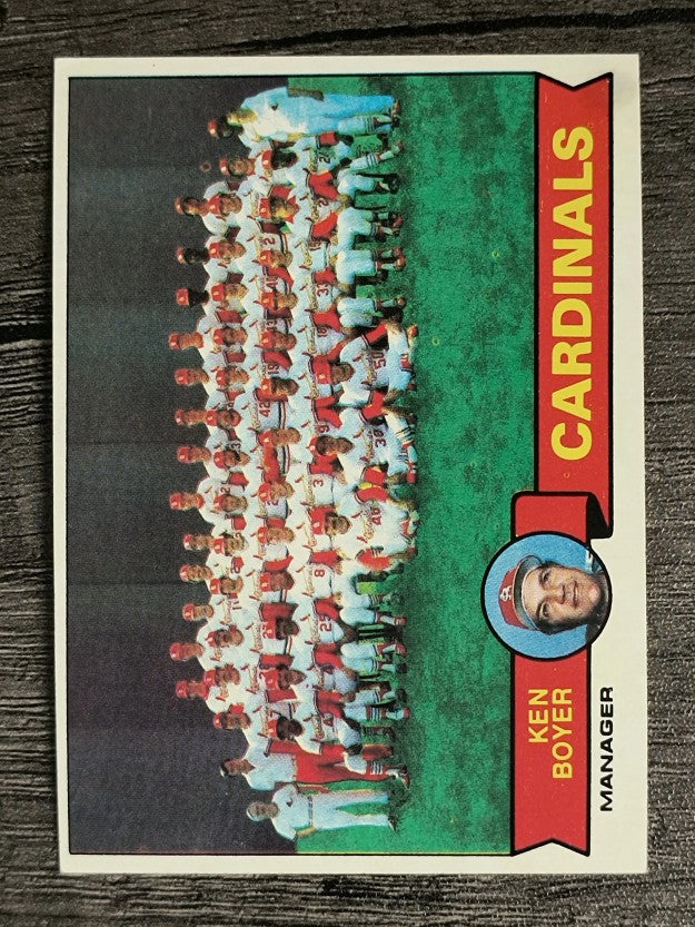 1979 Topps #192 St. Louis Cardinals CL/Ken Boyer MG (EXMT)