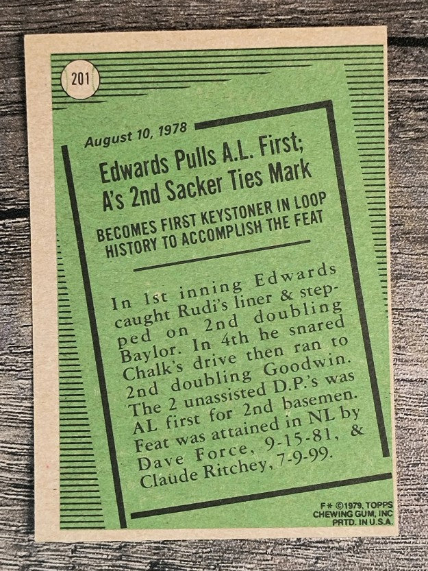 1979 Topps #201 Mike Edwards RB (EX)
